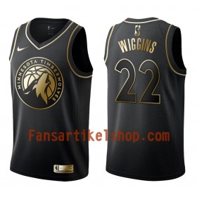 NBA Minnesota Timberwolves Trikot Andrew Wiggins 22 Nike Schwarz Golden Edition Swingman - Herren